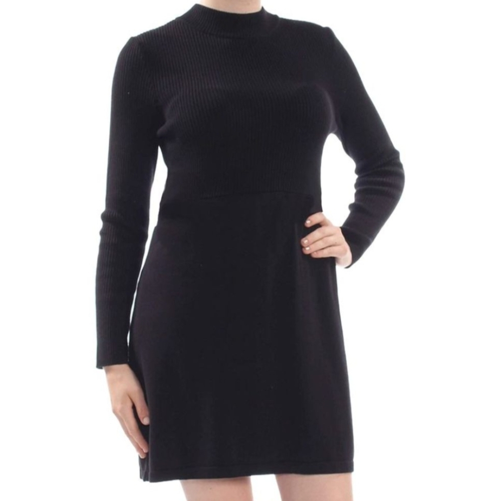Free People Womens French Girl Sweater Mini Dress Without Belt Sz Large
